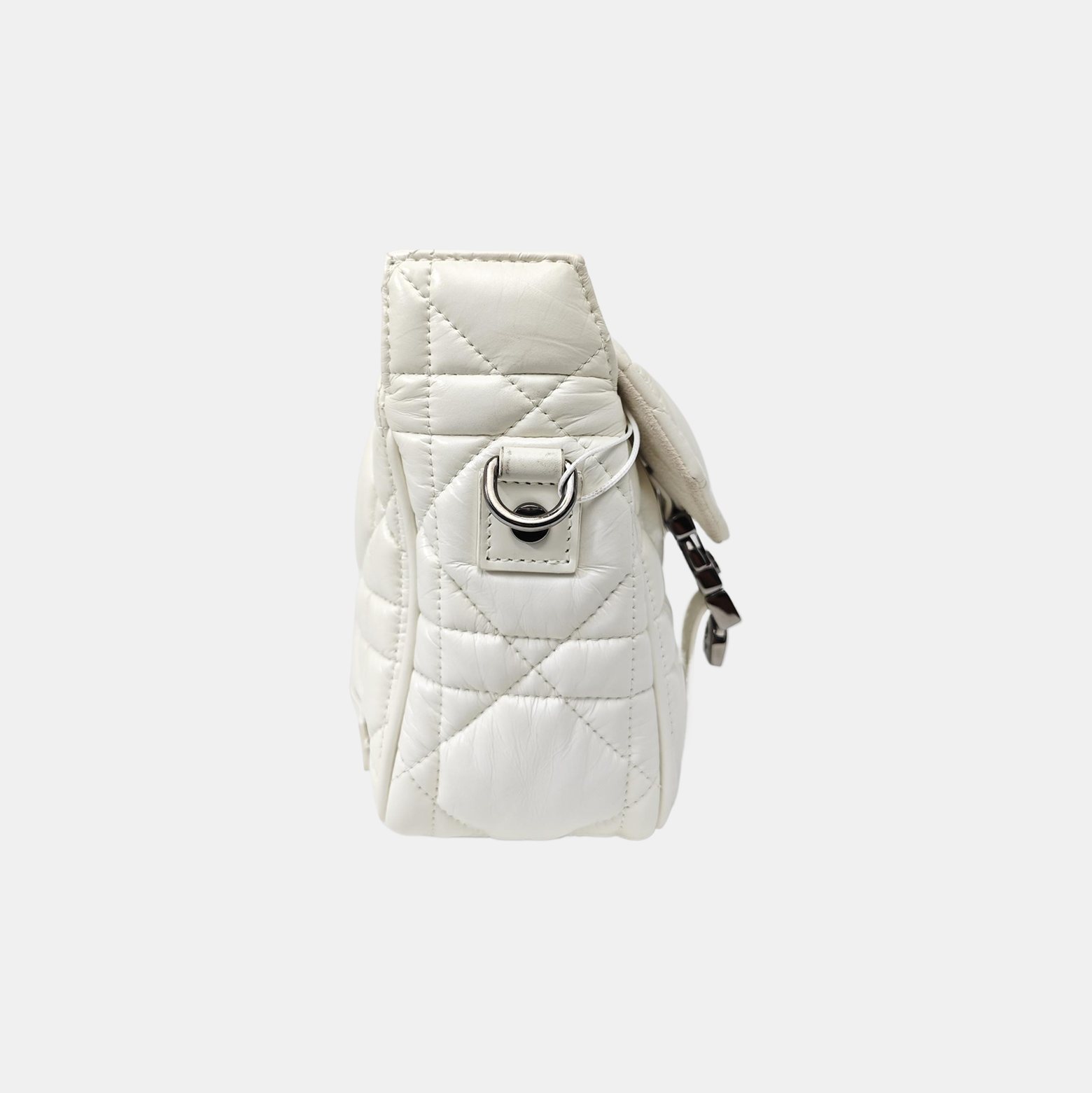 Diorcamp Small Cannage Calfskin White