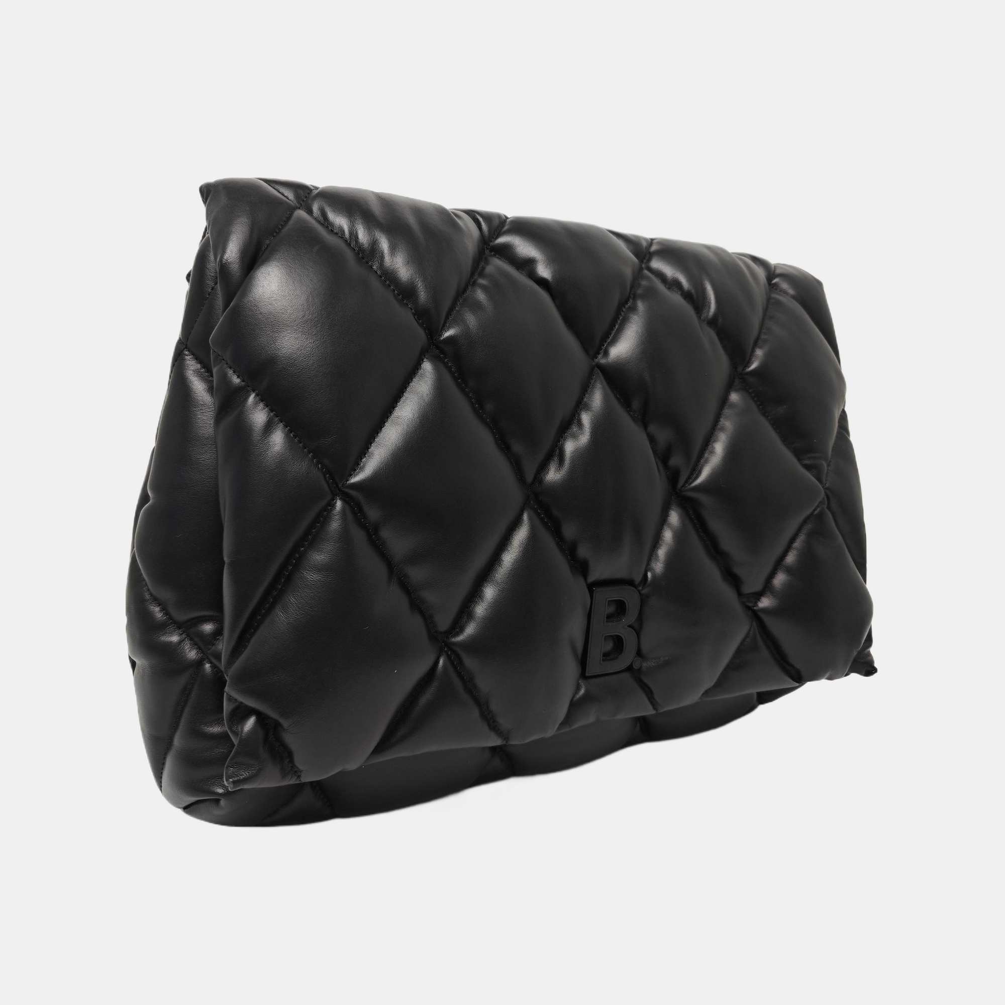 B. Quilted Calfskin Black