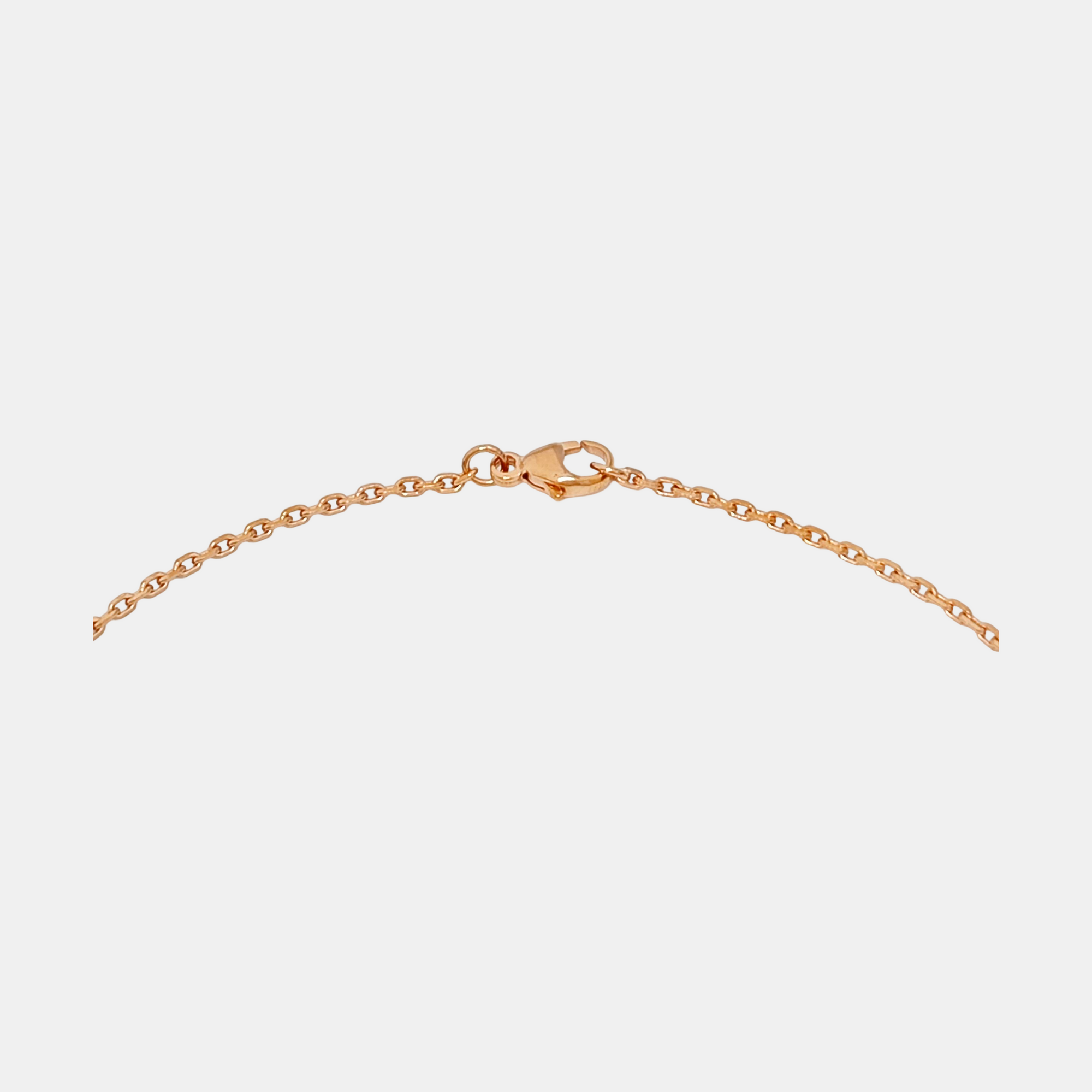 Pop H Metal Rose Gold Necklace