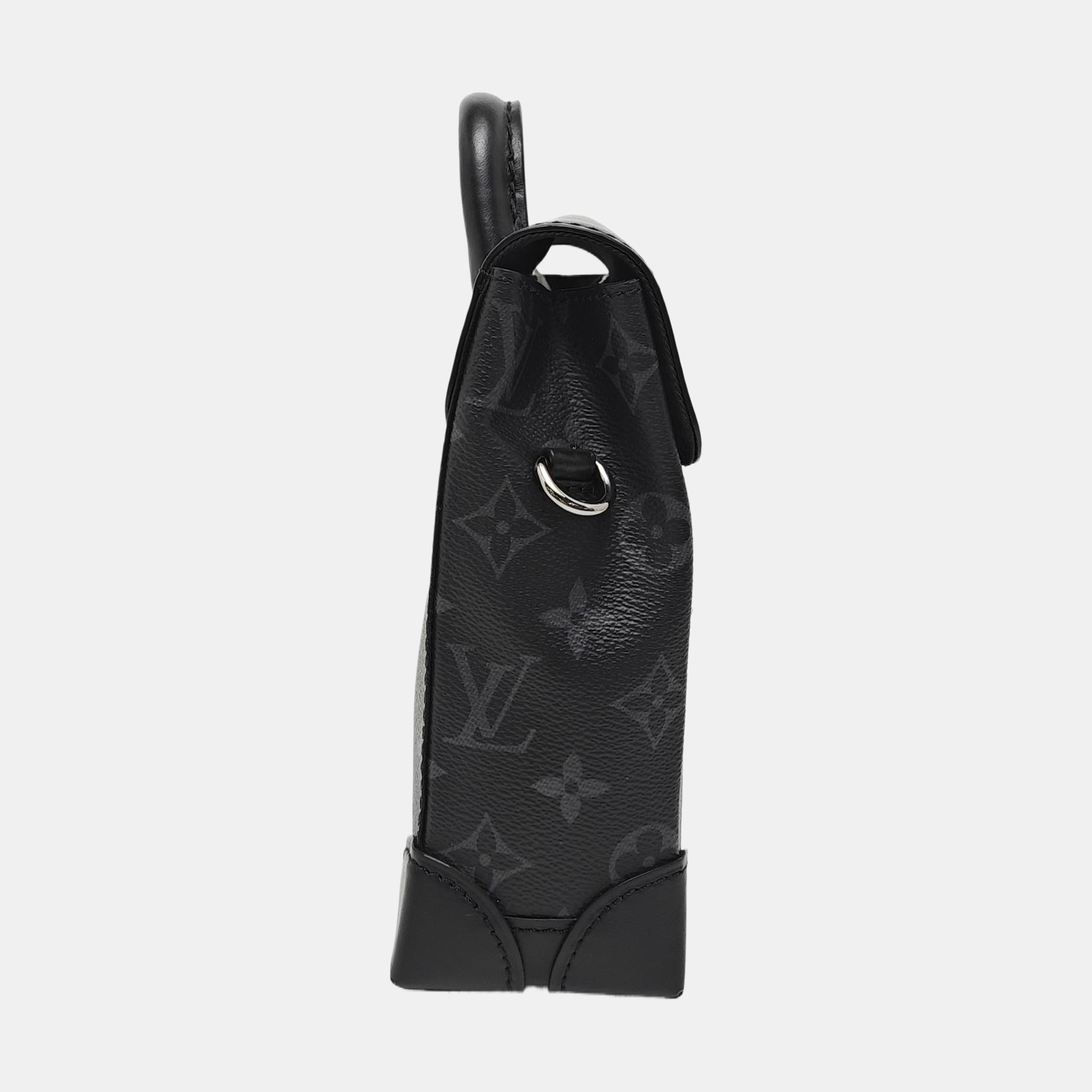 STEAMER Extra Small Monogram Coated Canvas Black