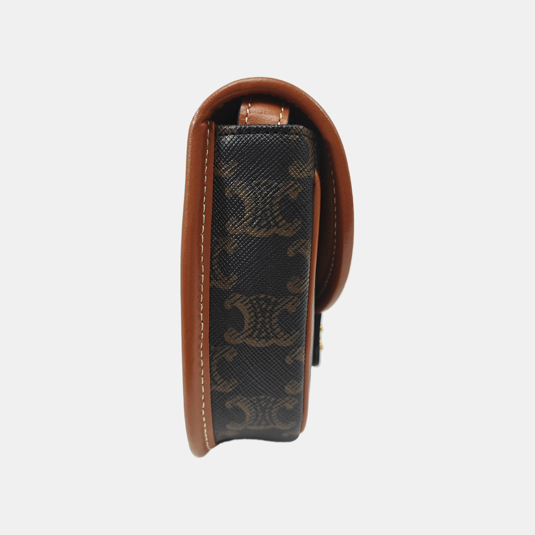 BESACE Mini Coated Canvas Brown
