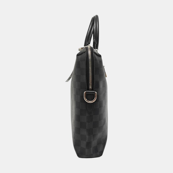 PORTE-DOCUMENTS Damier Graphite Coated Canvas Black