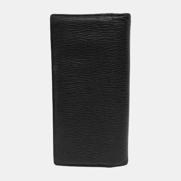 Calfskin Black Wallet
