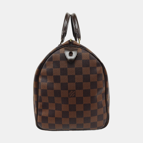 SPEEDY 30 Damier Ebene Coated Canvas Brown