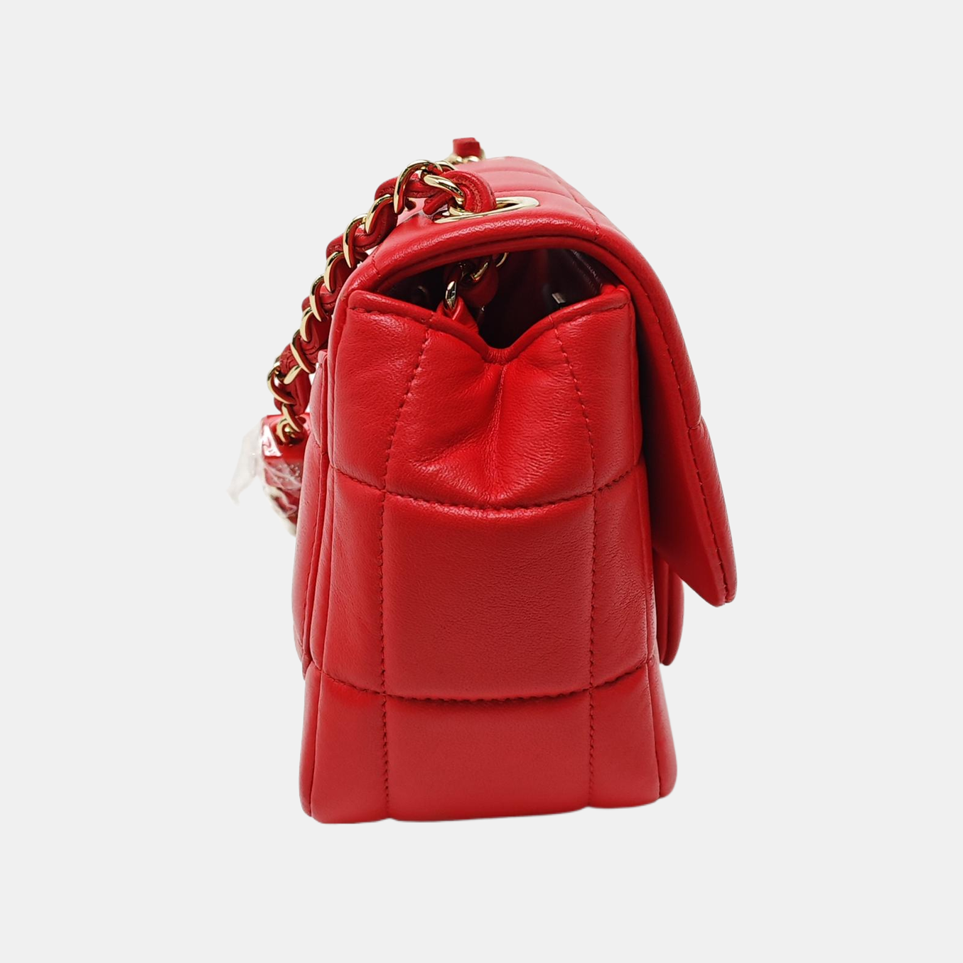 CLASSIC FLAP Mini Quilted Lambskin Red