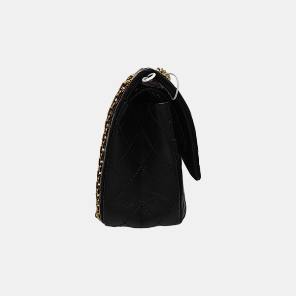 2.55 225 Quilted Calfskin Black