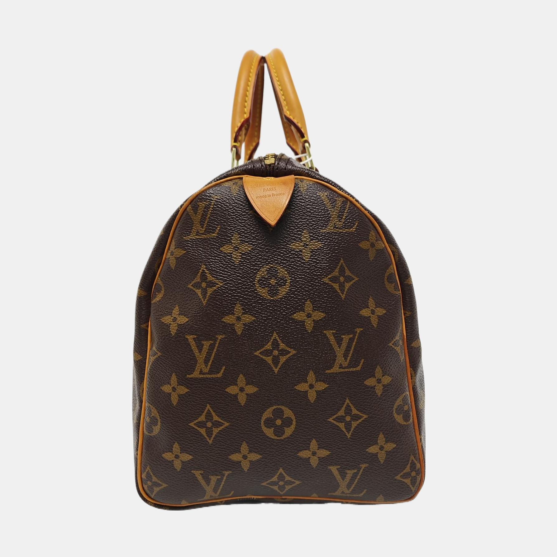 SPEEDY 30 Monogram Coated Canvas Brown