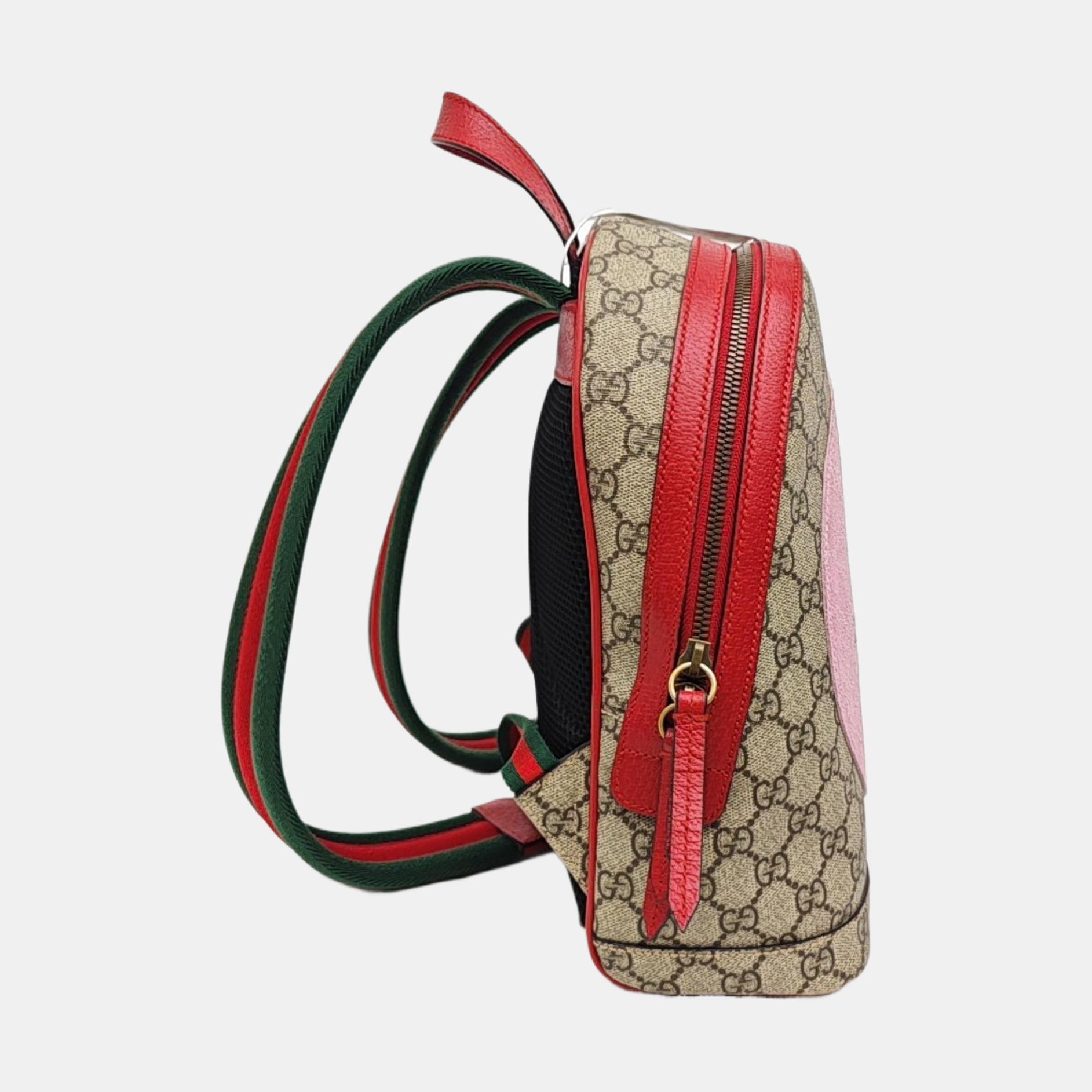 Monogram Coated Canvas Backpack Beige