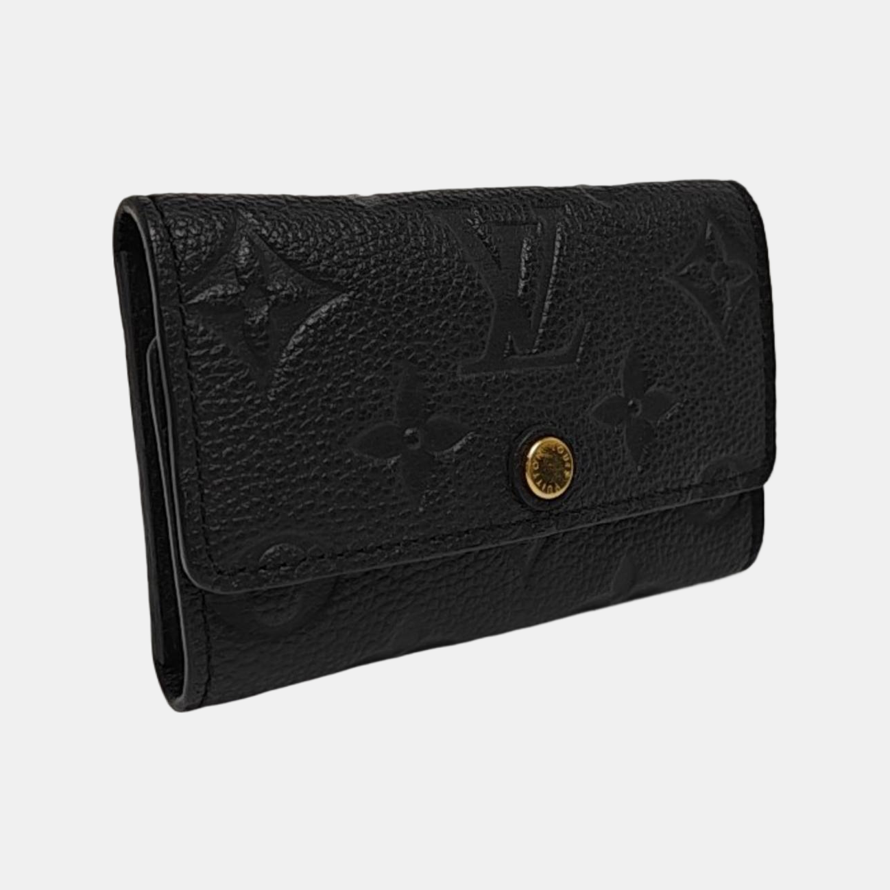 Monogram Calfskin Wallet Black