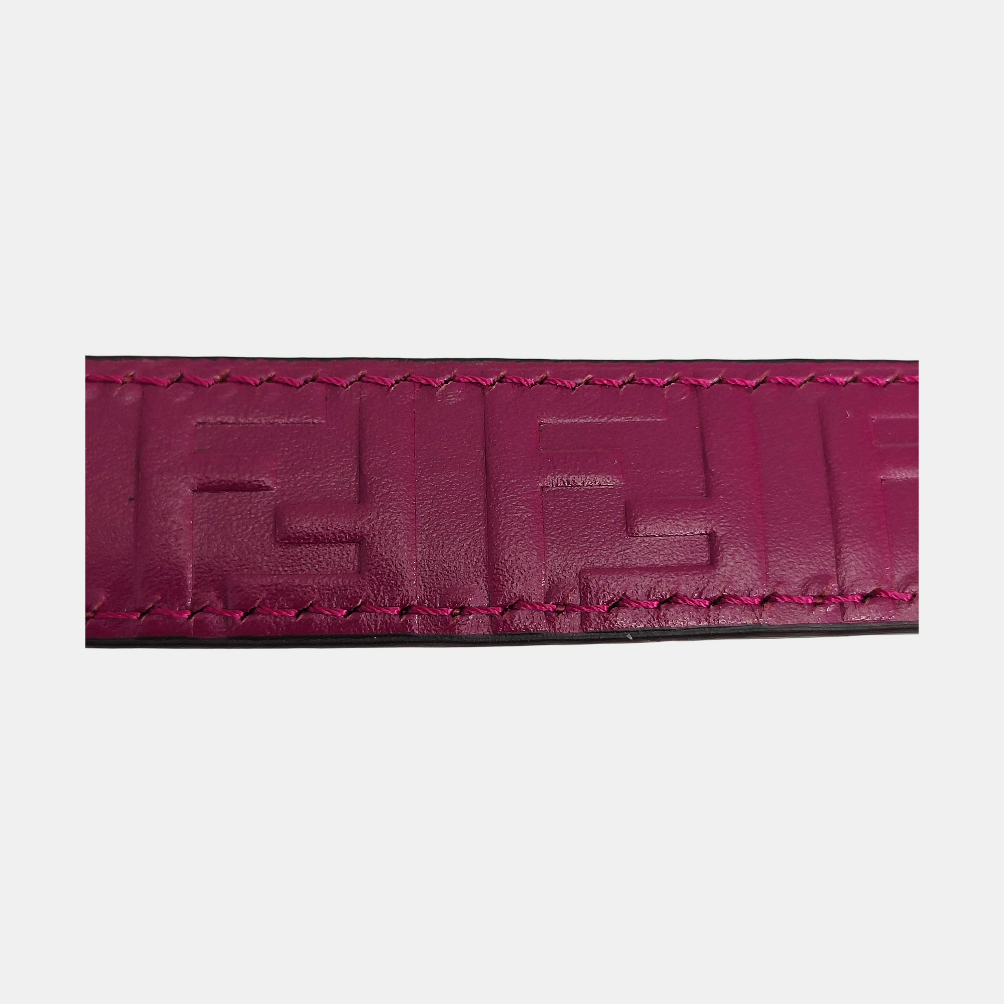 Leather Belt Purple