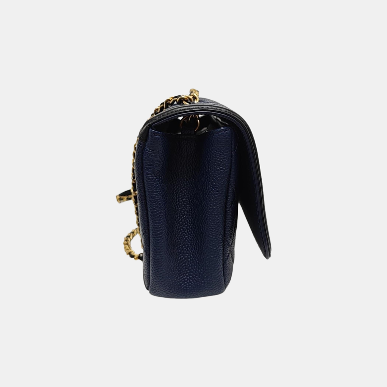 FILIGREE Medium Quilted Grained Calfskin Blue