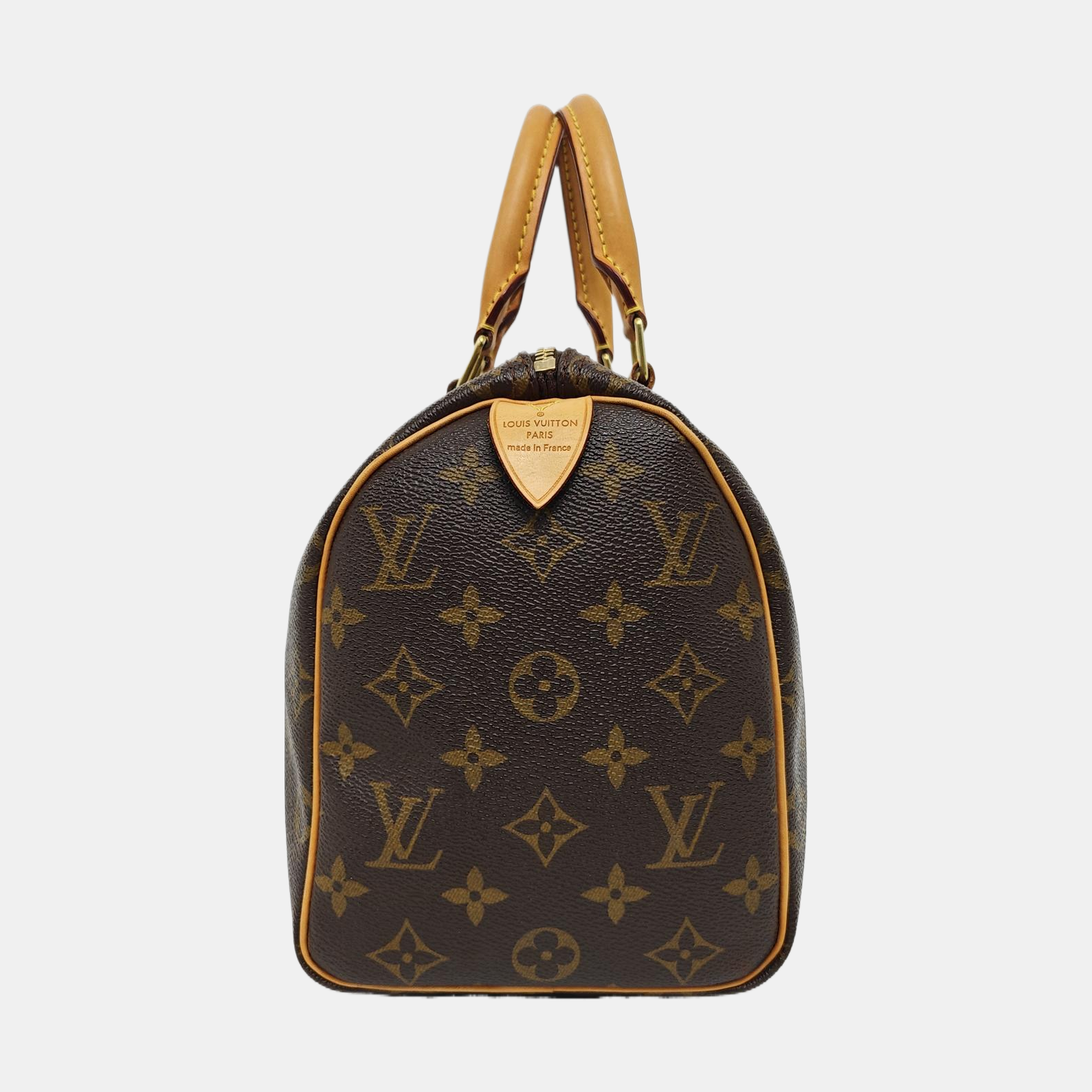 SPEEDY 25 Monogram Coated Canvas Brown