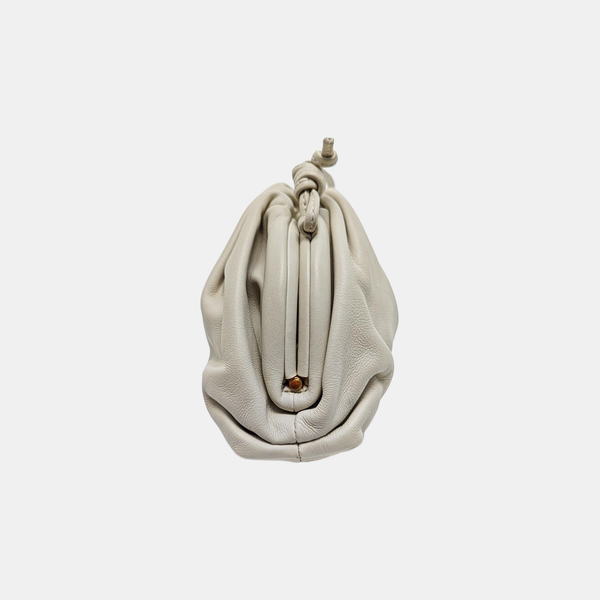 The Pouch Mini Lambskin White
