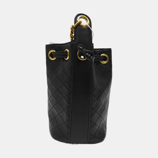 CASSANDRE Quilted Lambskin Black