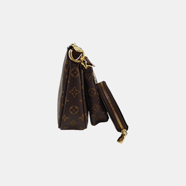 MULTI Monogram Coated Canvas Brown