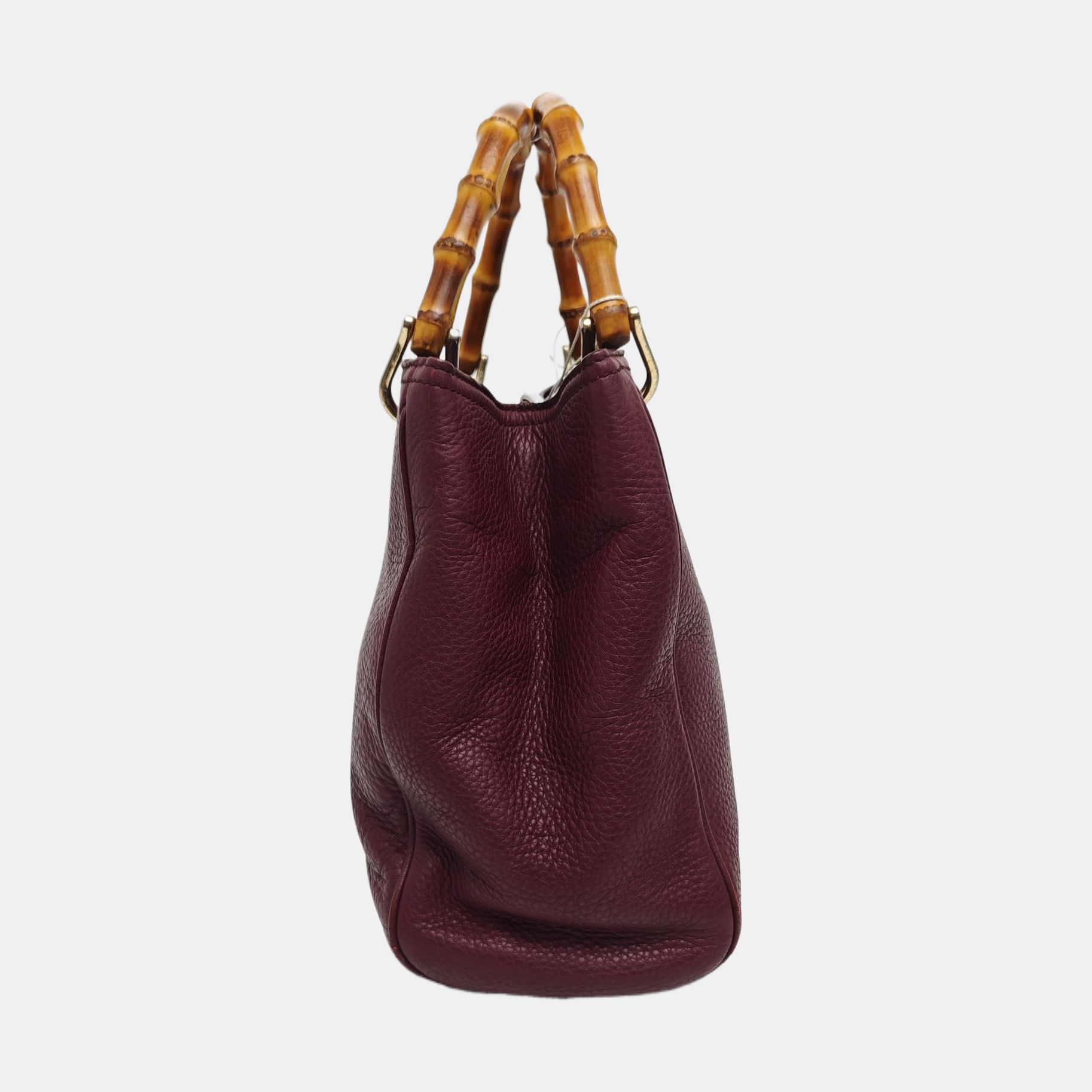 Bamboo 1947 Medium Calfskin Red