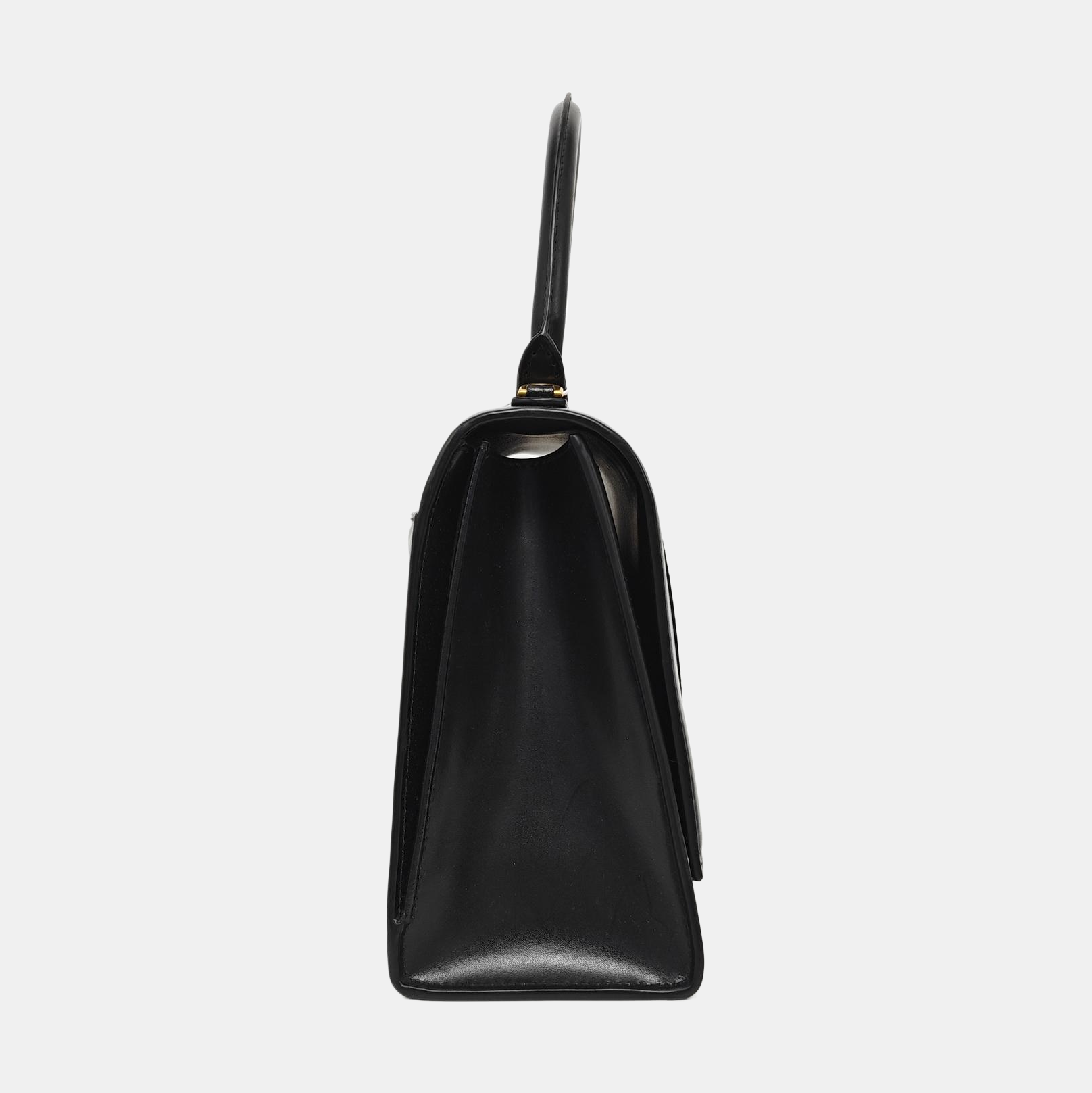 Hourglass Small Calfskin Black