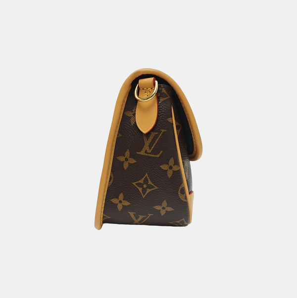 DIANE Monogram Coated Canvas Brown