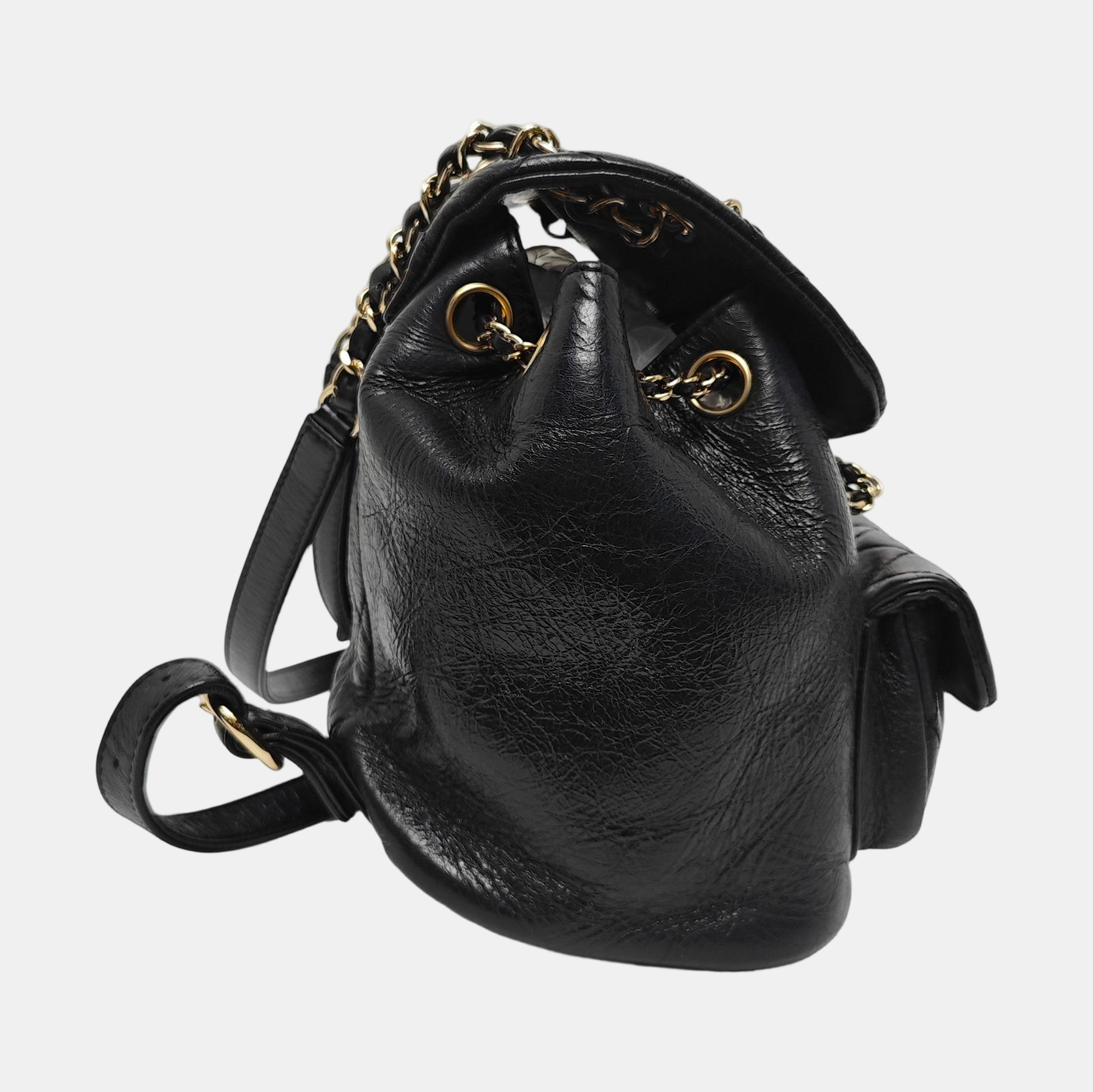DUMA Quilted Calfskin Black