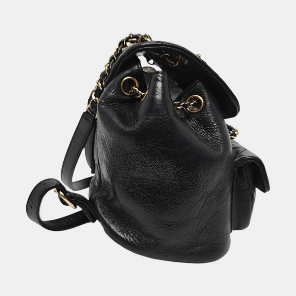 DUMA Quilted Calfskin Black