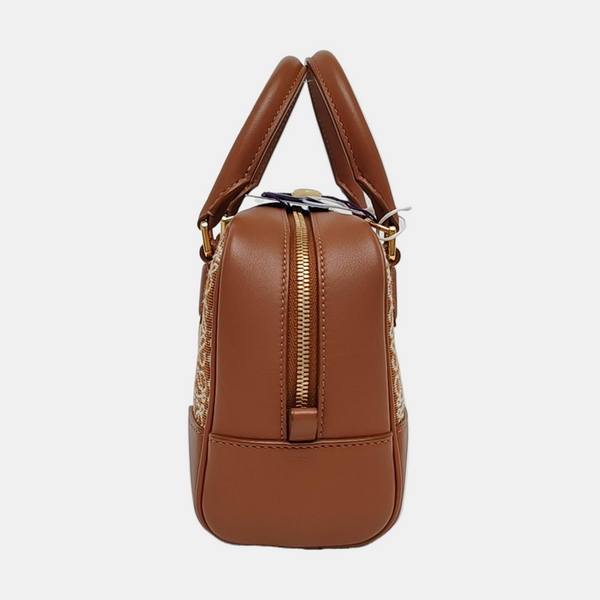 Authenticated pre-owned  Amazona Mini Fabric Brown - Shoulder Bag at Looply