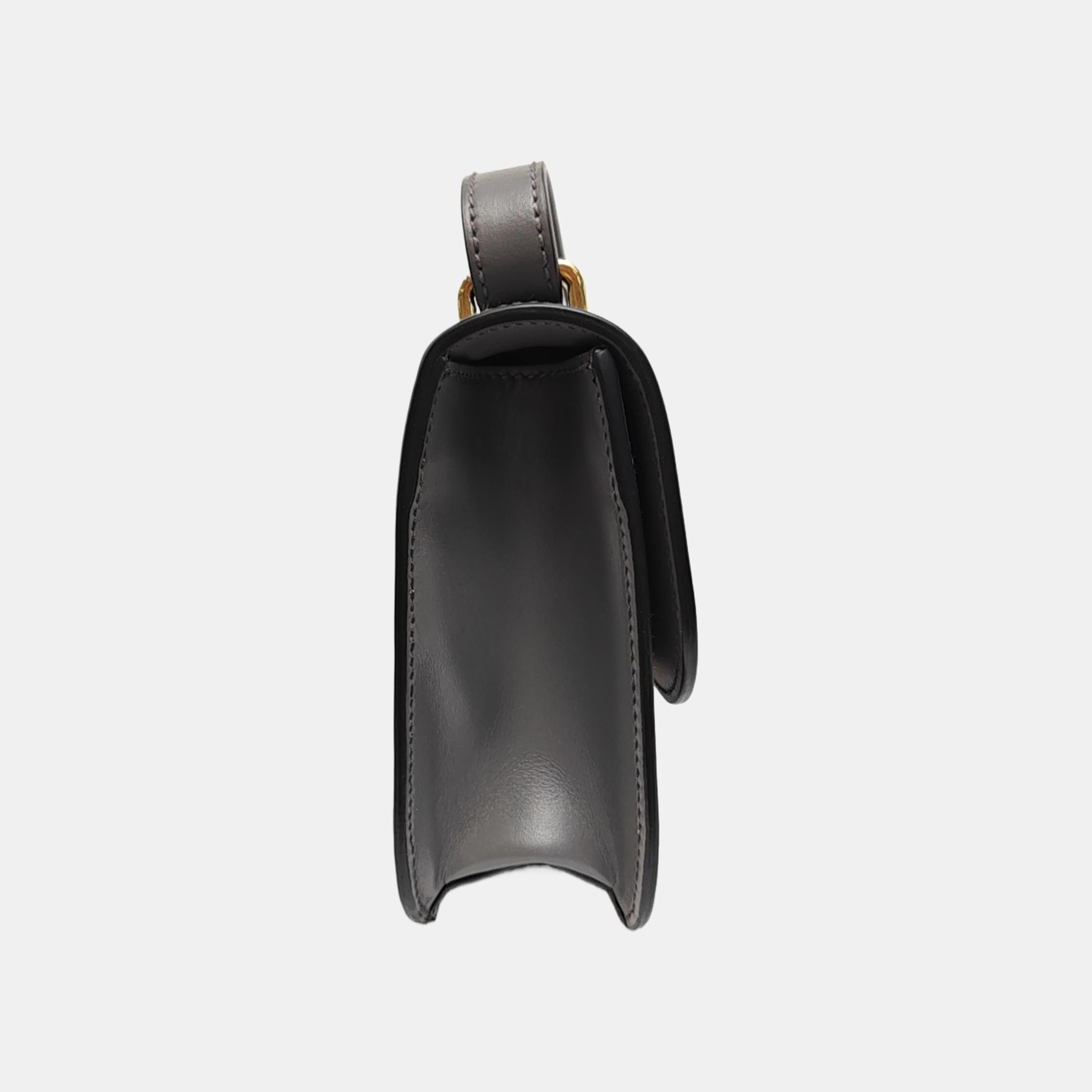 Calfskin Crossbody Bag Gray