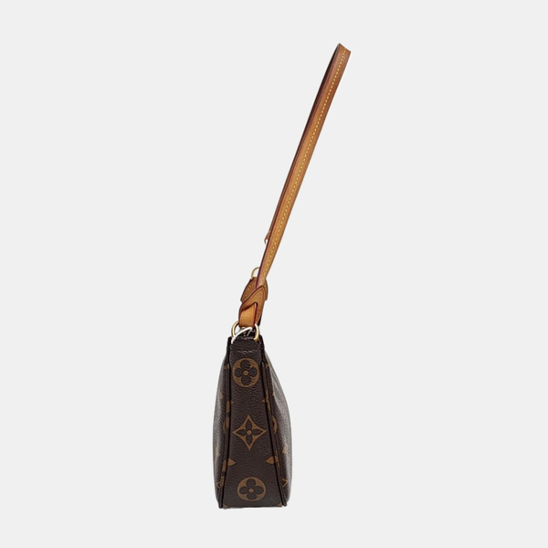 ACCESSOIRES GM Monogram Coated Canvas Brown