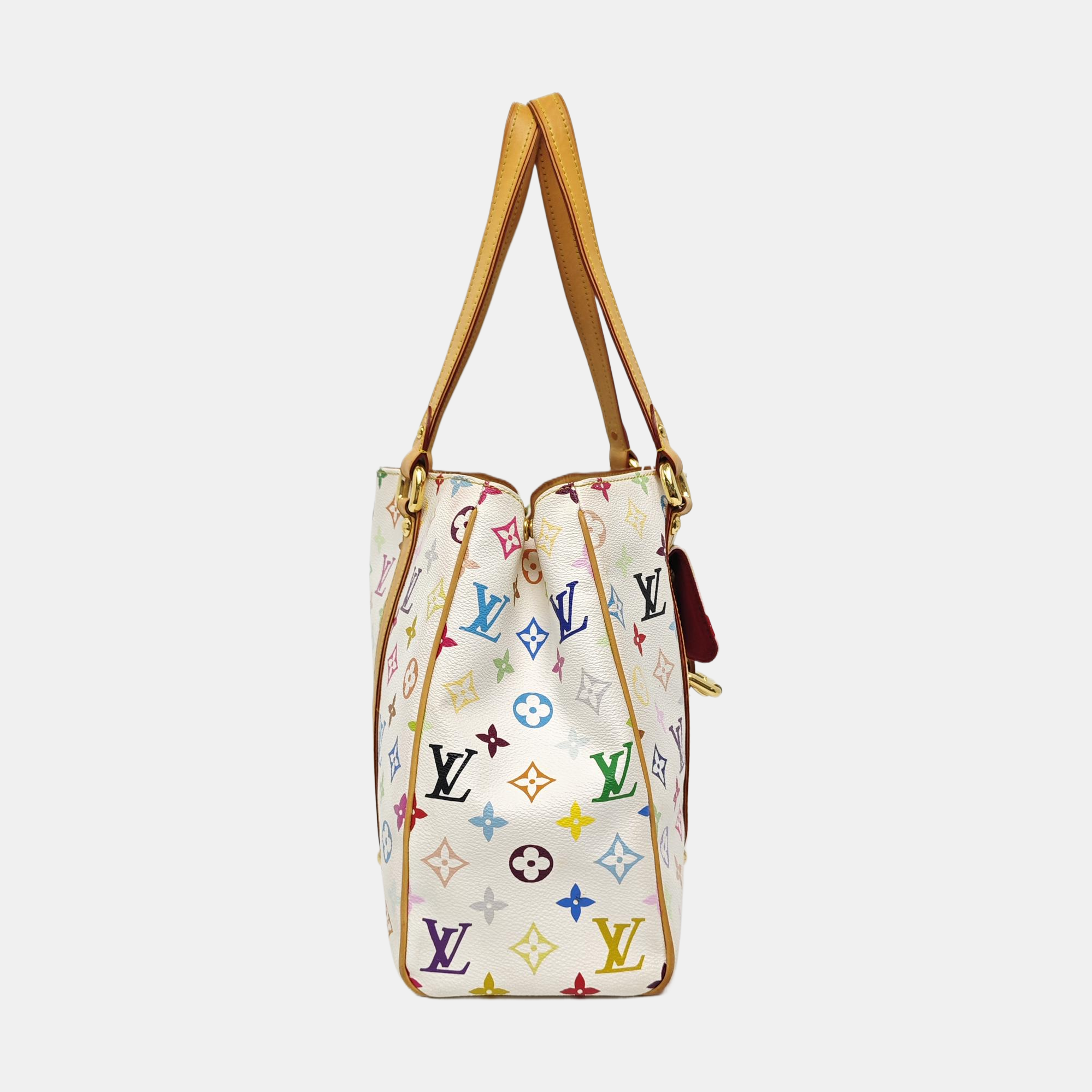 LV × TM AURELIA Monogram Coated Canvas White