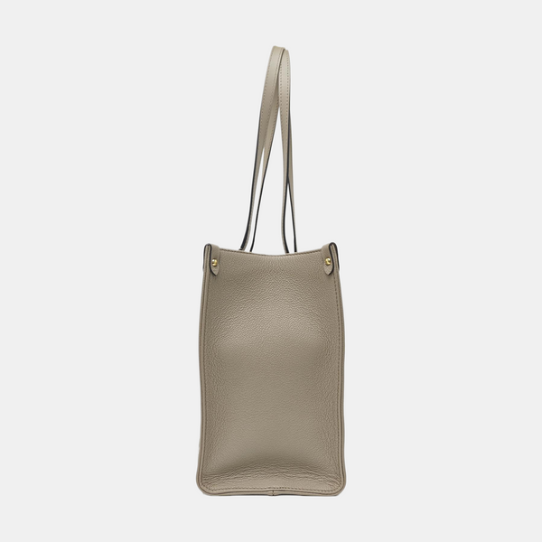 ONTHEGO MM Monogram Calfskin Gray