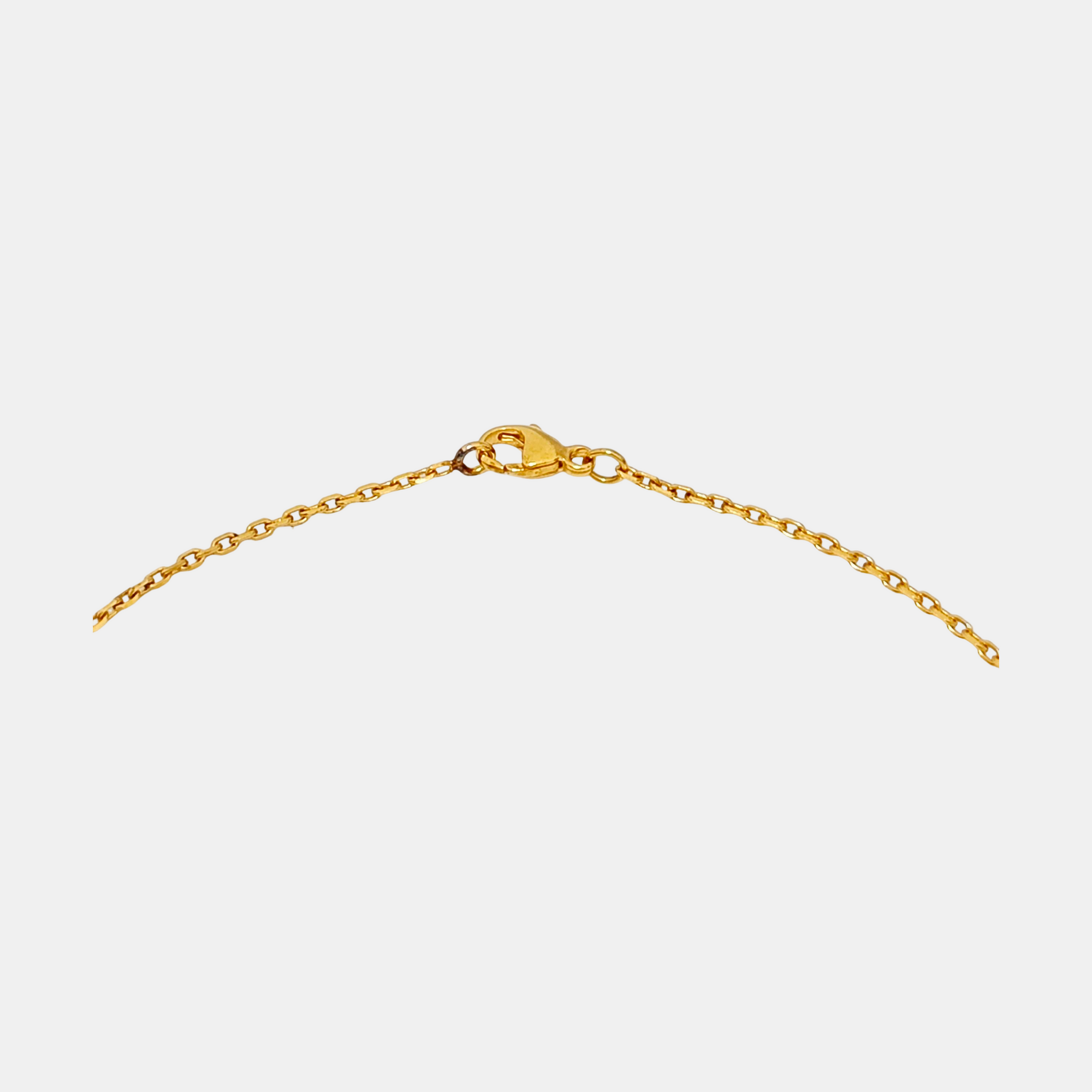 Pop H Metal Rose Gold Necklace