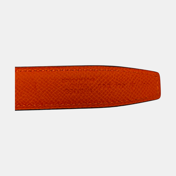 Leather Belt Orange