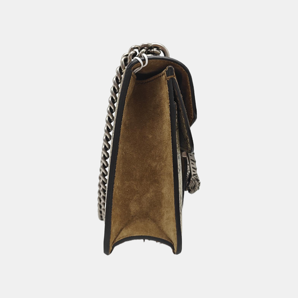 Dionysus Mini Monogram Coated Canvas Beige