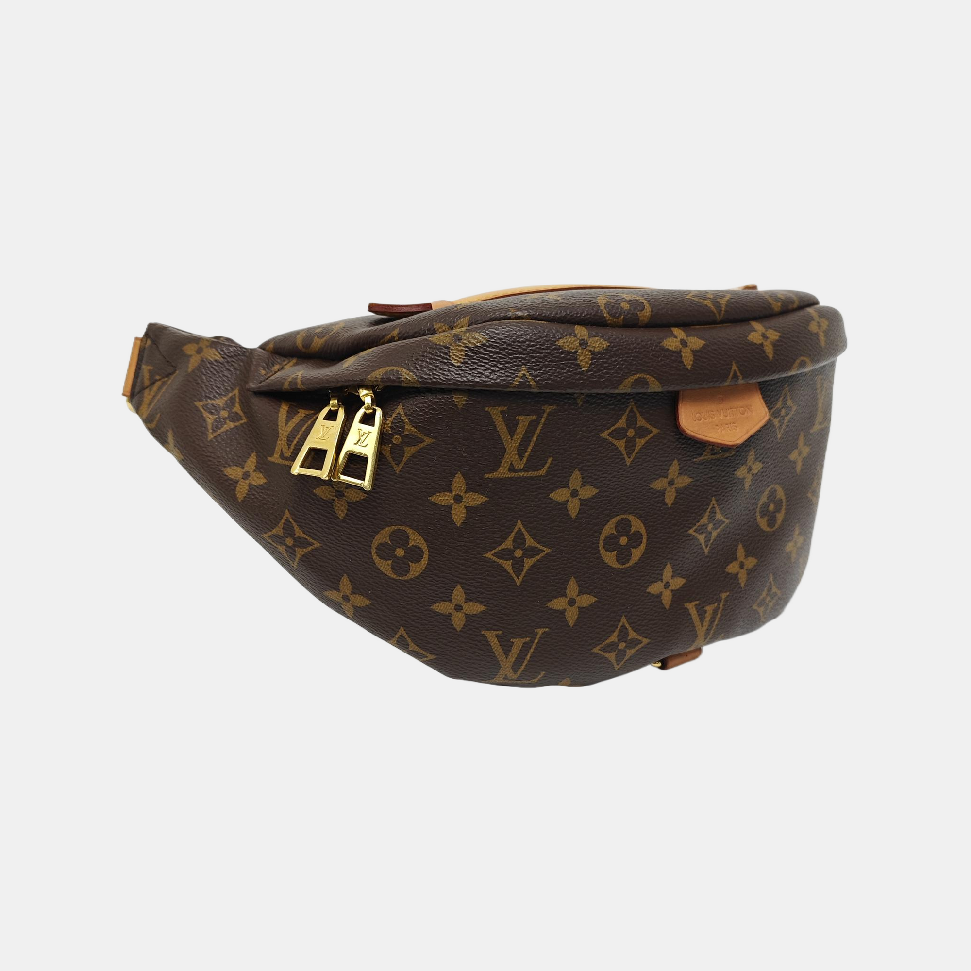 BUMBAG Monogram Coated Canvas Brown