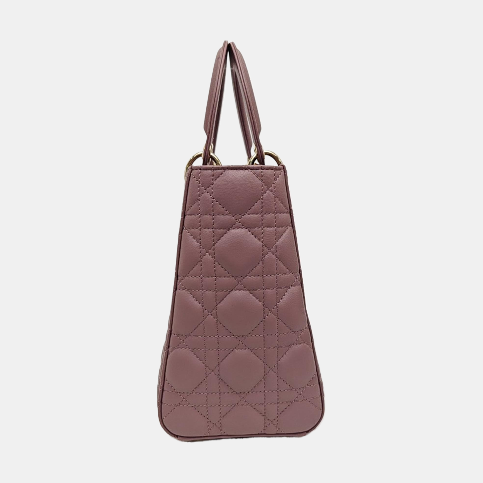 Lady Dior Medium Cannage Lambskin Pink