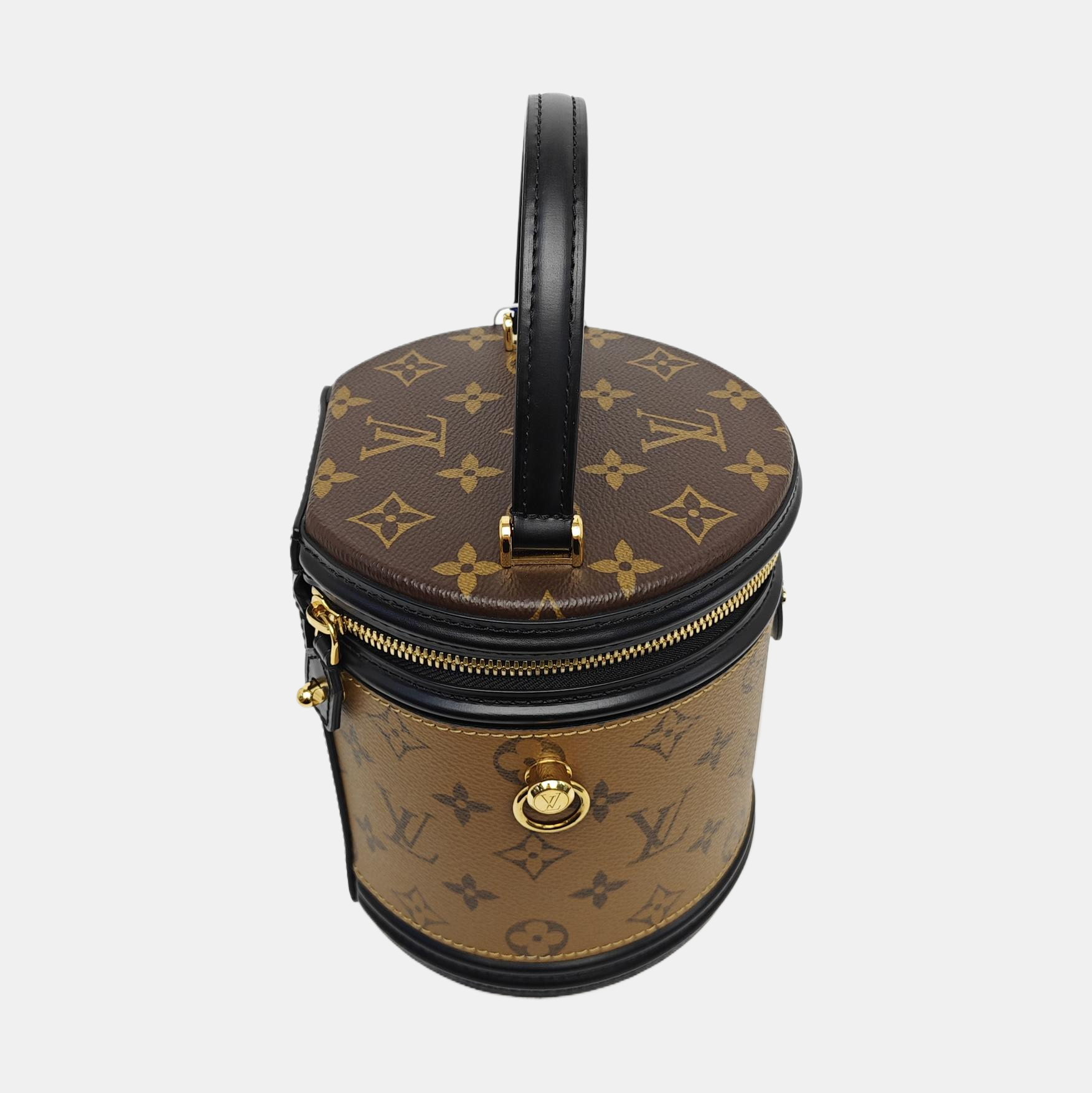 CANNES PM Monogram Coated Canvas Brown