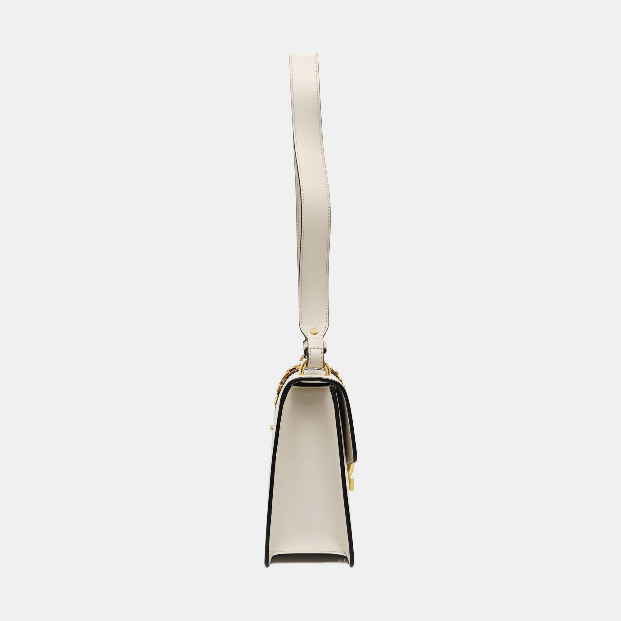 Sylvie Small Calfskin White
