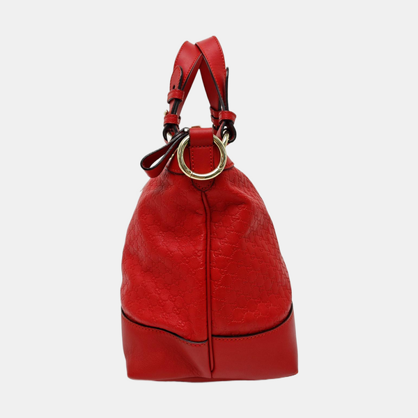 Monogram Calfskin Tote Bag Red