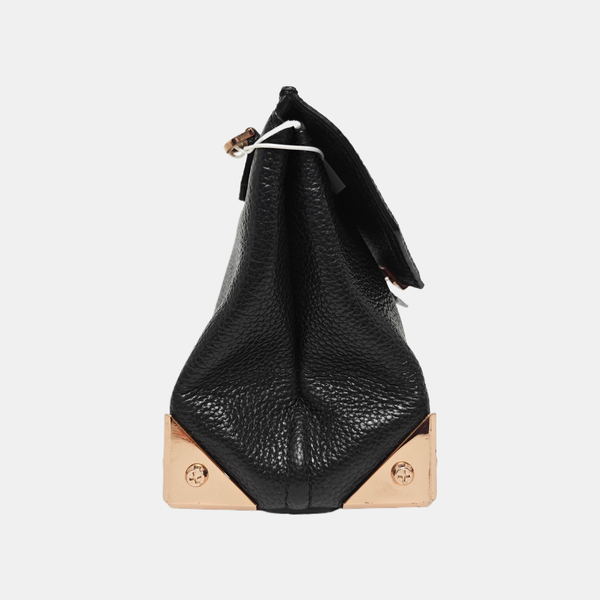 Calfskin Crossbody Bag Black