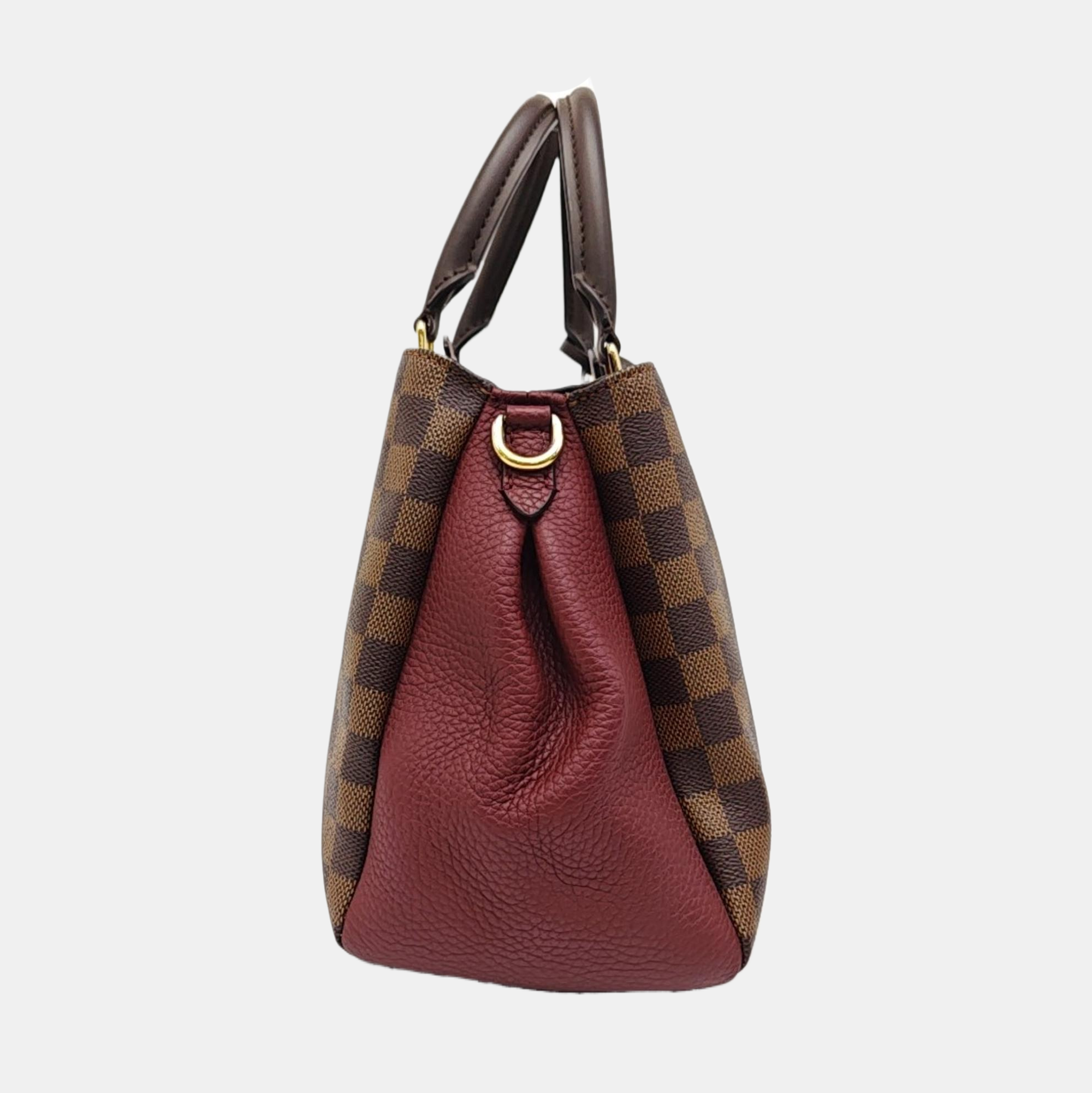 BRITTANY BB Damier Ebene Coated Canvas Brown