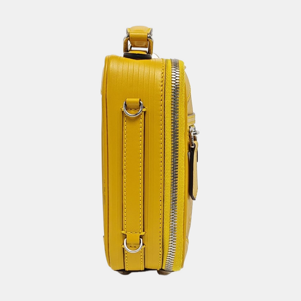 Calfskin Shoulder Bag Mini Yellow