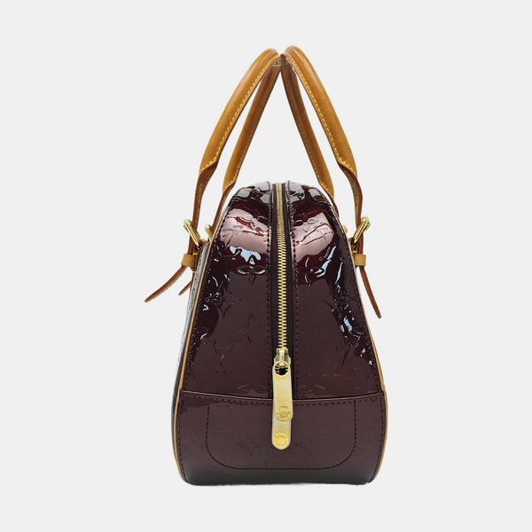 SUMMIT DRIVE Monogram Patent Leather Red
