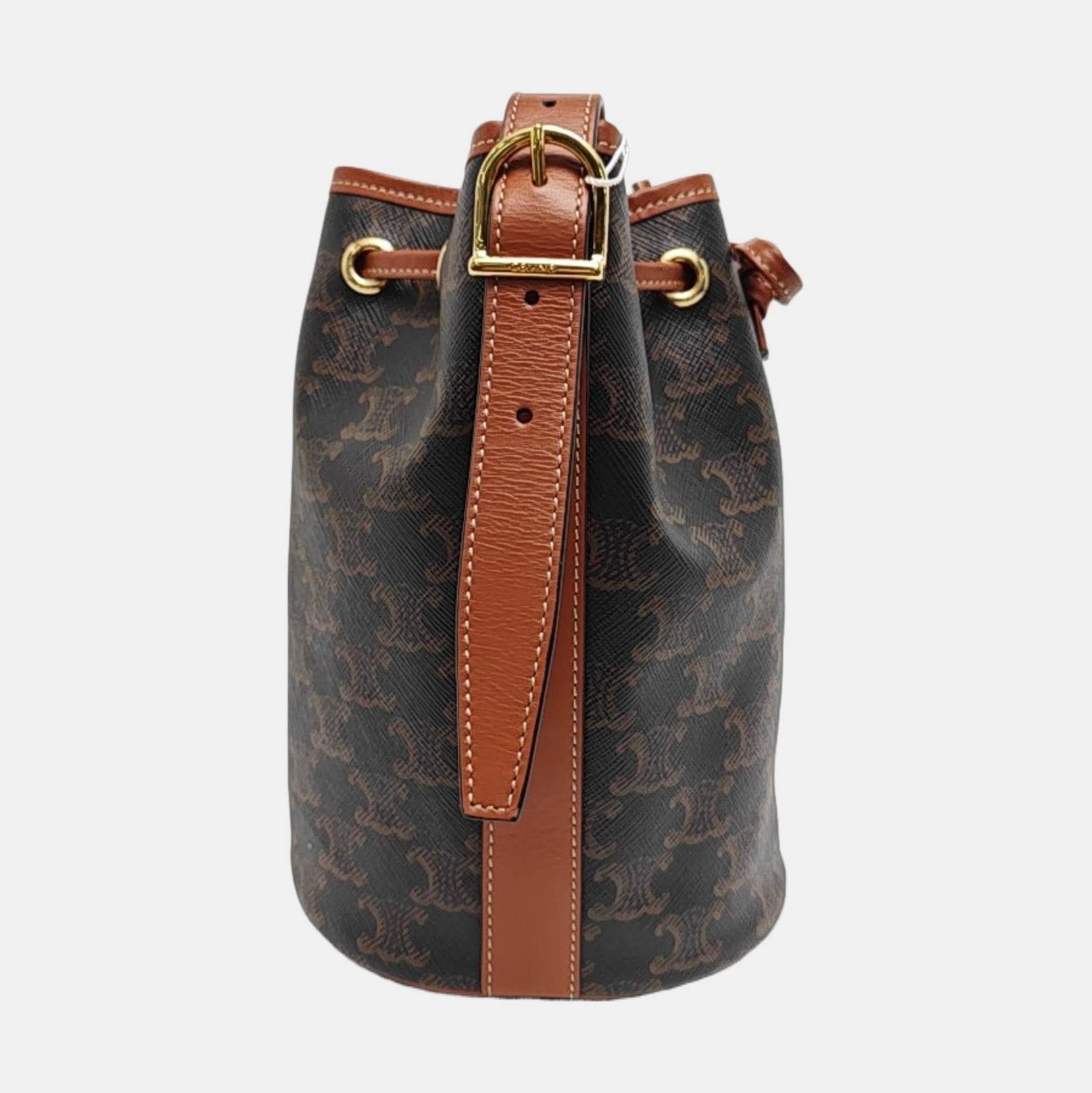 TRIOMPHE CANVAS Small Coated Canvas Brown