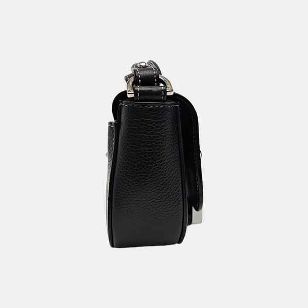 Saddle Mini Calfskin Black