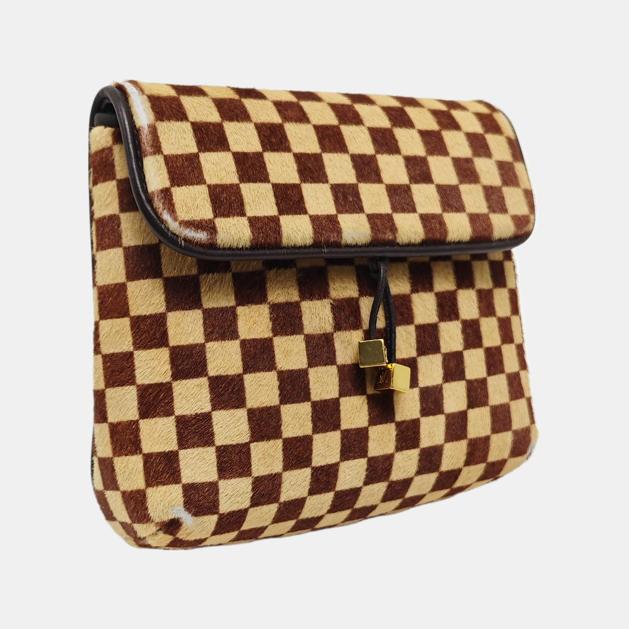 GAZELLE Damier Ebene Horsehair Brown