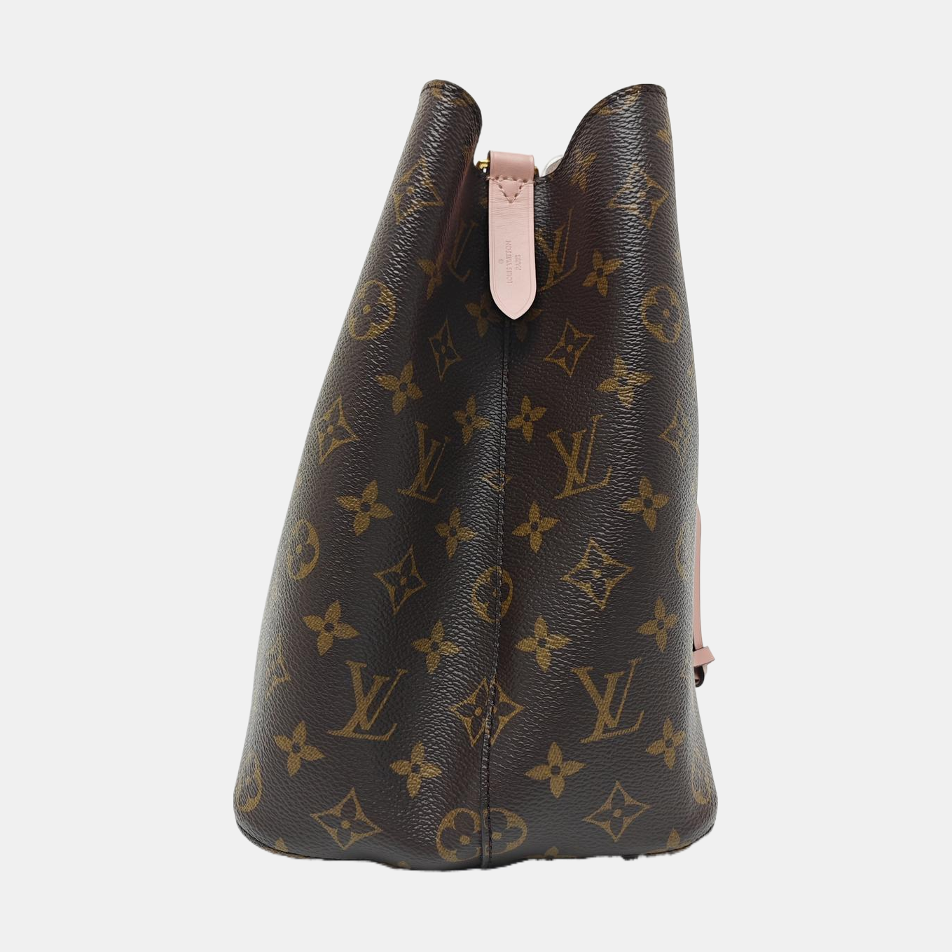 NÉONOÉ MM Monogram Coated Canvas Brown