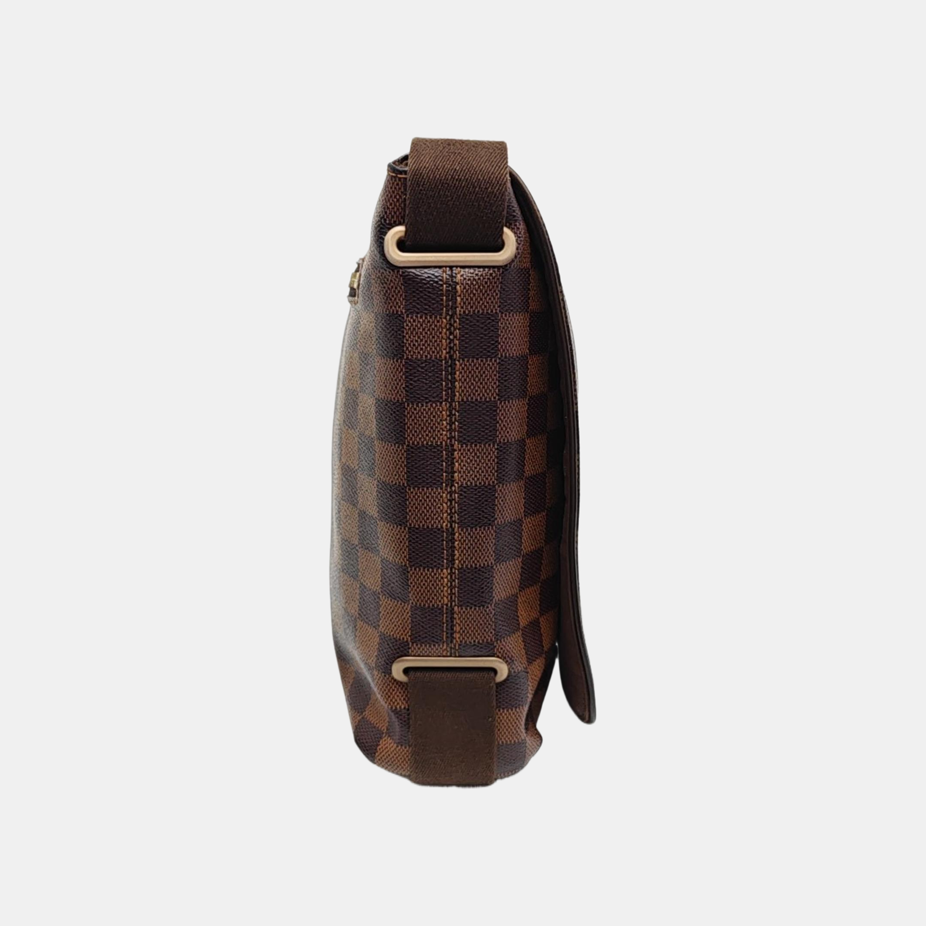 DISTRICT MM Damier Ebene Coated Canvas Brown