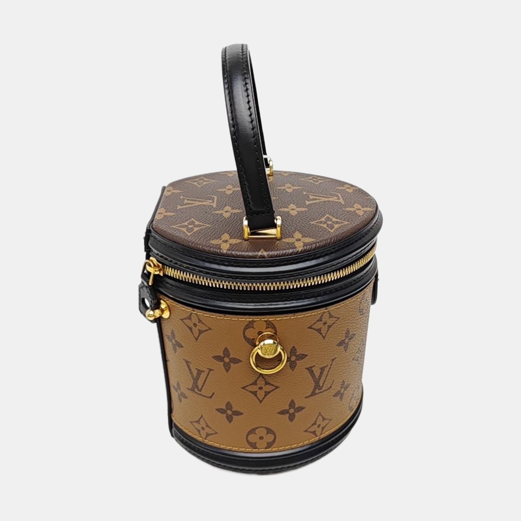 CANNES PM Monogram Coated Canvas Brown