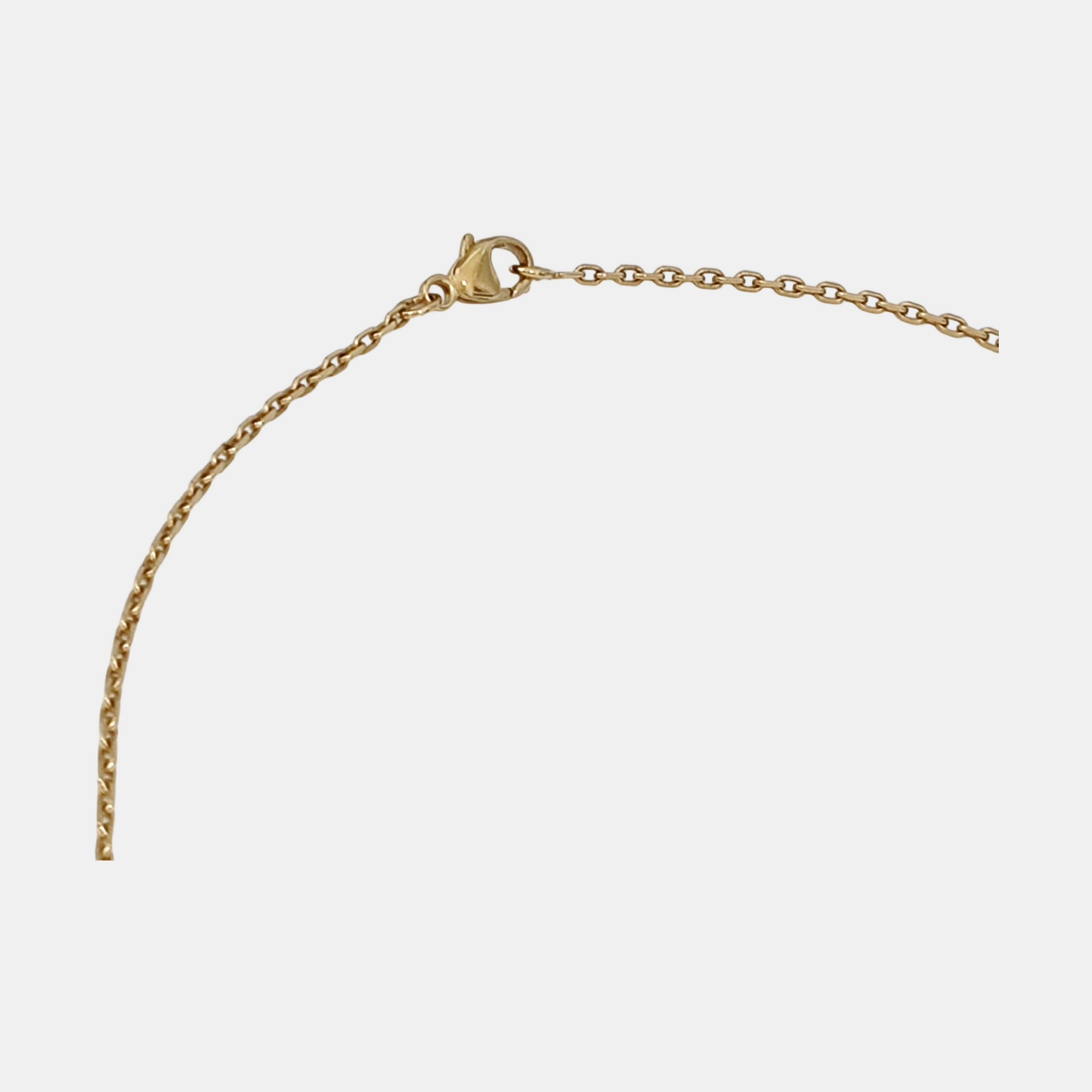 Amulette Maroquinier Metal Gold Necklace