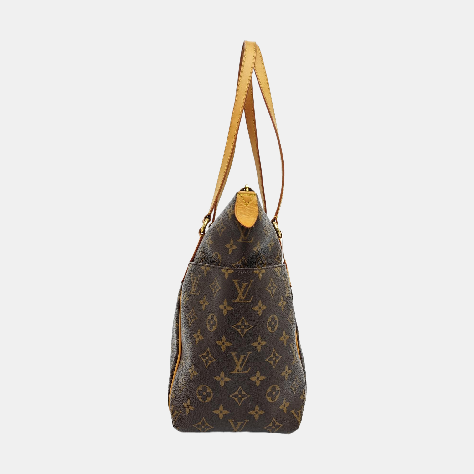 TOTALLY MM Monogram Coated Canvas Brown