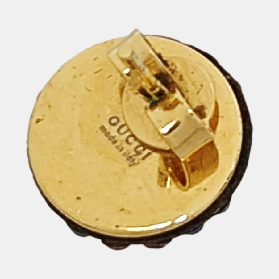 Metal Gold Stud Earrings